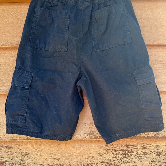 Childrens Place Boys Black Cargo Shorts Size 16 Adjustable Waist Cotton Blend - Picture 7 of 7